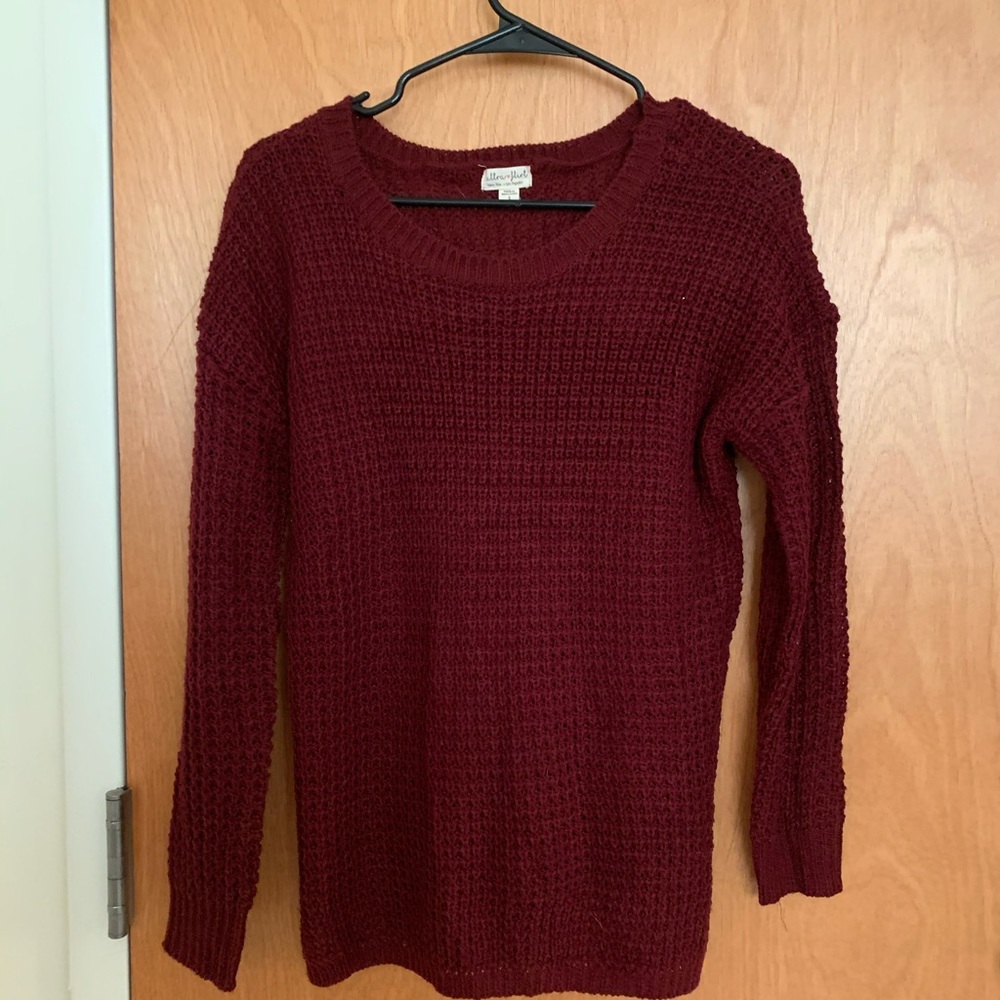 Perfect Maroon knit sweater